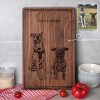 Personalized Cutting Board with Dog or Pet Portrait