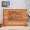 Custom House Cutting Board