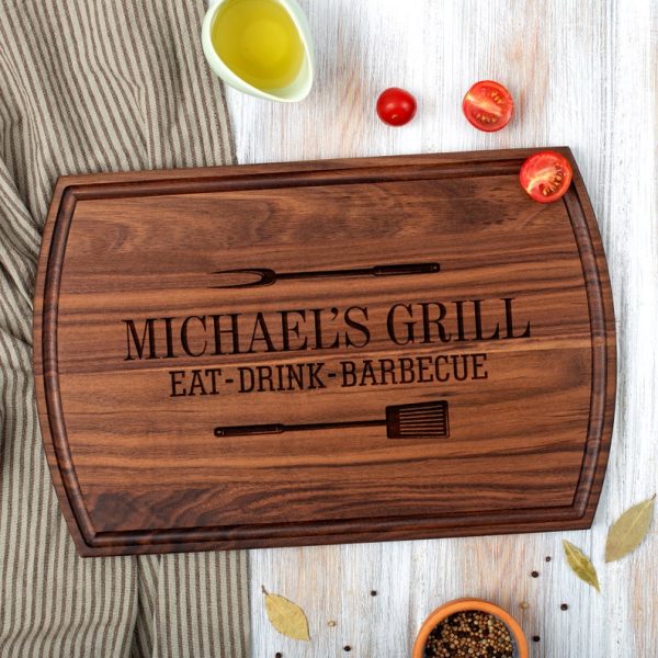 Customized grill master cutting board