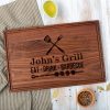 Engraved BBQ Cutting Board as Grilling Gift for Grill Master