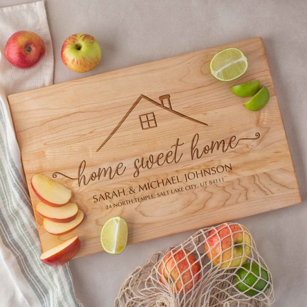 Realtor Gift Cutting Board with engraving