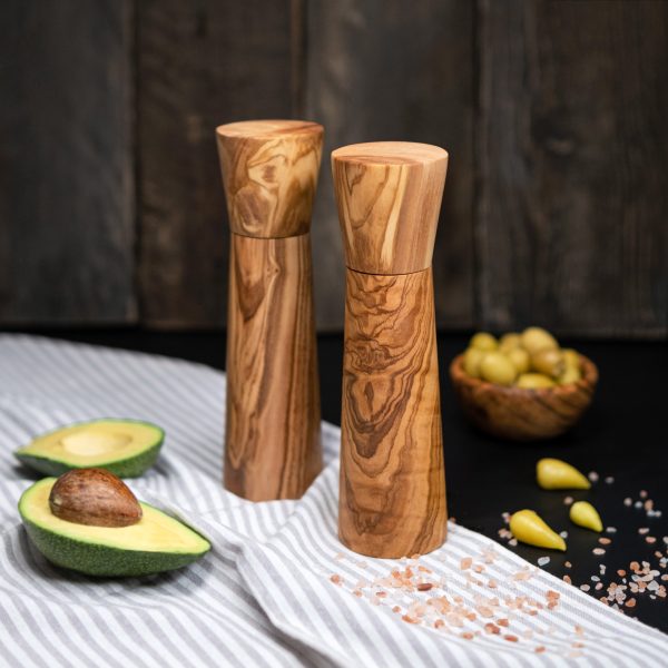 Olive Wood Salt and Pepper Grinders