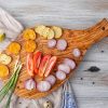 Olive Wood Cheese Charcuterie Board as a personalized wooden gifts