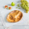 Olive Wood Dish Round with Three Sections