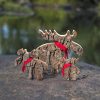 moose figurine in X-small, small, medium, and large sizes
