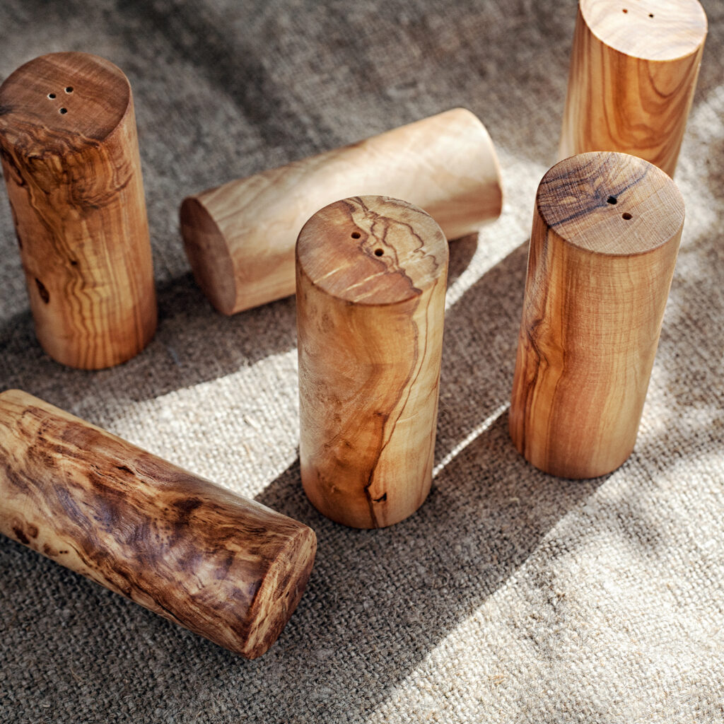 Wooden Pepper Shakers