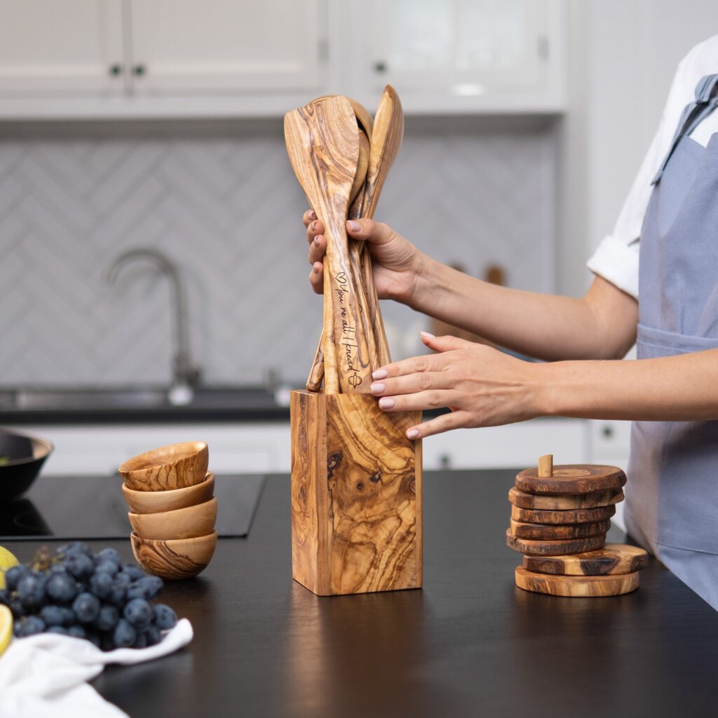 Olive Wood Ladle for sale