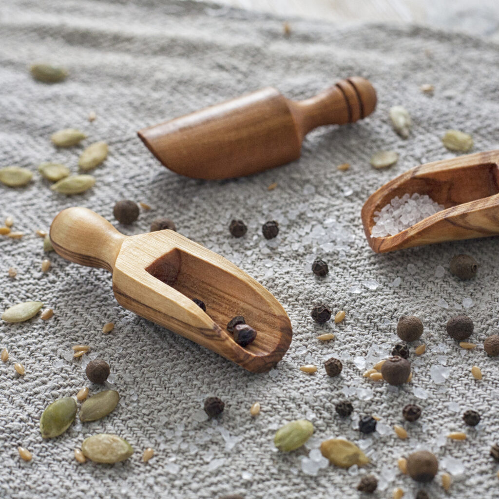Forest Decor Salt Scoop