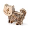Wooden Cat Figurines