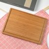 Bamboo Cutting Board with Juice Grooves