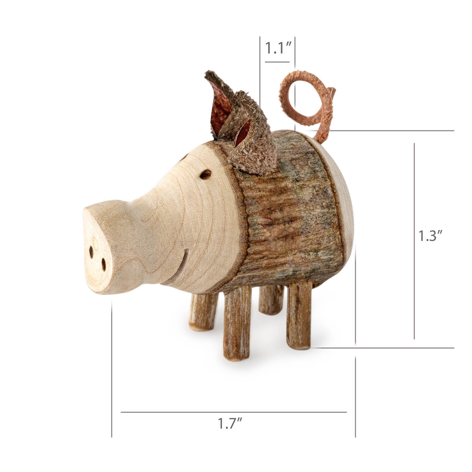 Forest Decor Pig Figures