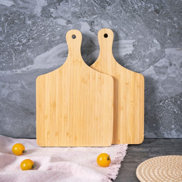 Two Bamboo Paddle Cutting Board