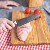 5-Piece Damascus Steel Knife Set with Olive Wood Handles