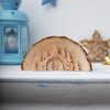 Forest Decor Wood Nativity Scene