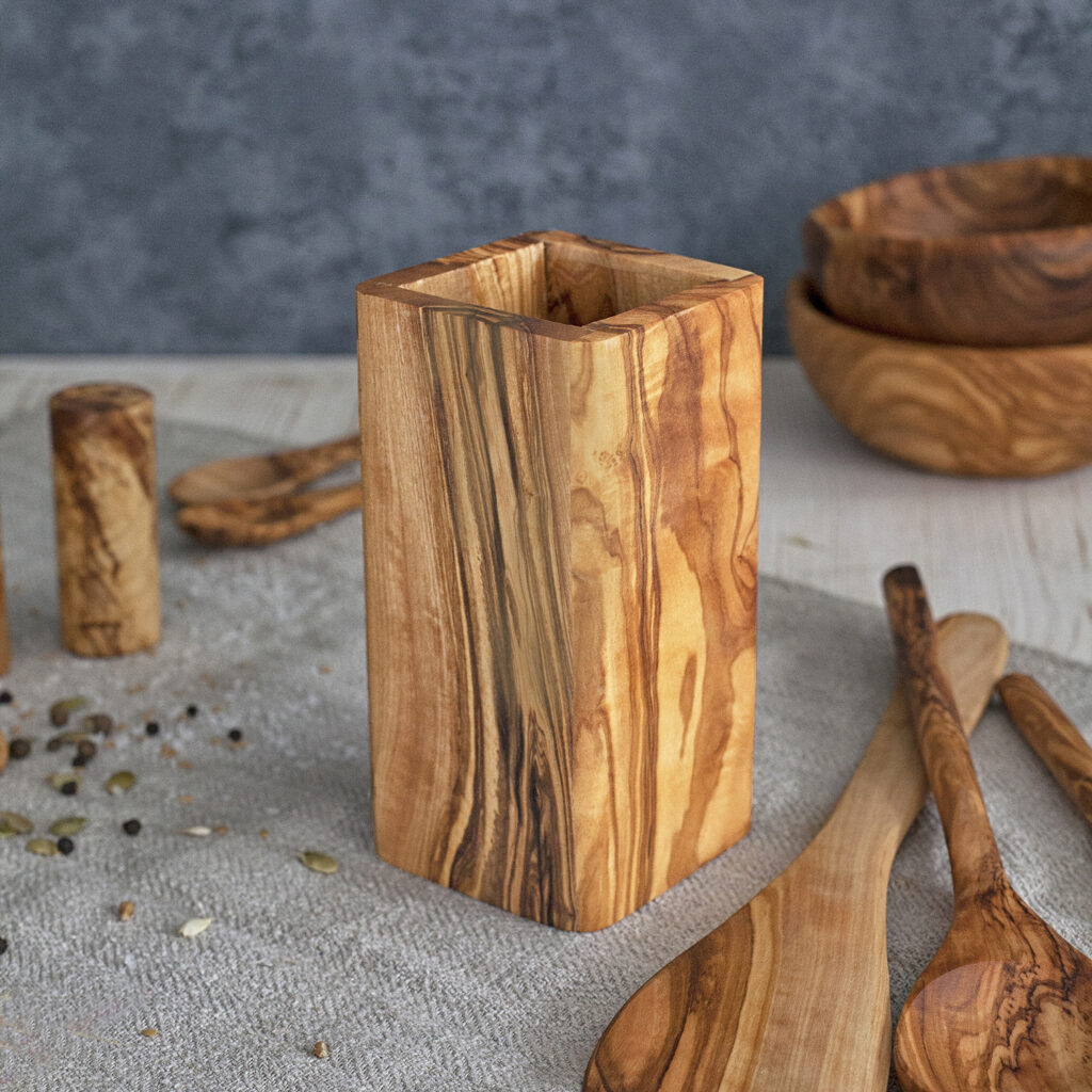 Forest Decor Utensil Holder