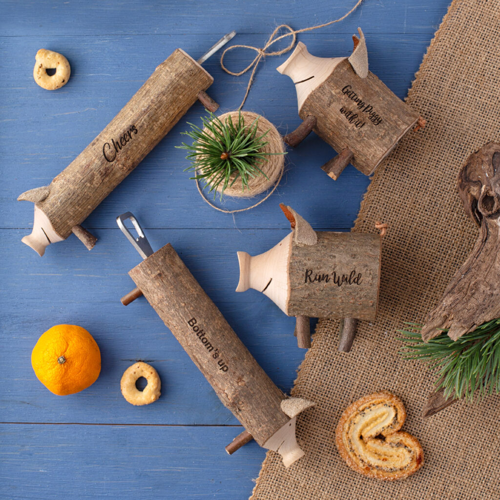 Long Wooden Pig Bottle Opener for Beer