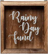 Wooden Shadow Box Bank