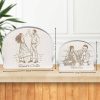 Personalized Photo Sketch on Wood Plaque