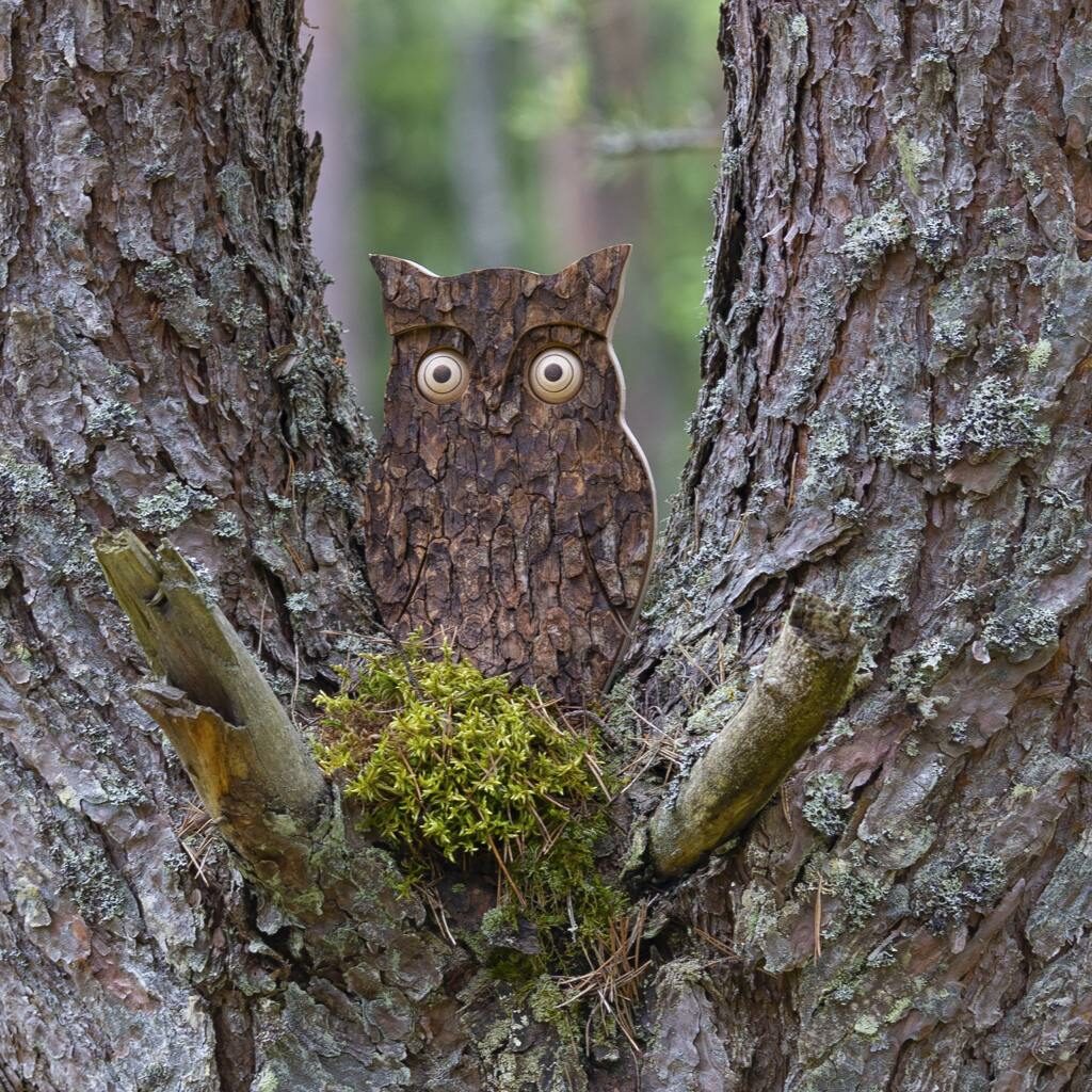 Large Owl Figurine