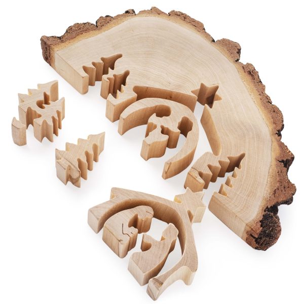 Christmas Nativity Scene Puzzle Table Ornament