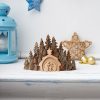 Wooden Nativity Scene