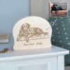 Custom Engraved Pet Portrait Maple Plaque