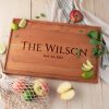 Rustic Wood Board with Engraving