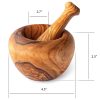 Wood Mortar and Pestle