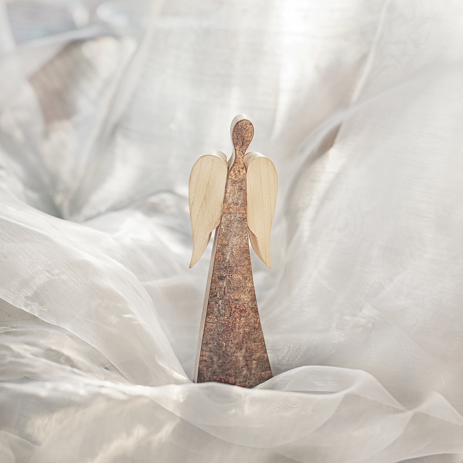 Wood Angel Decor