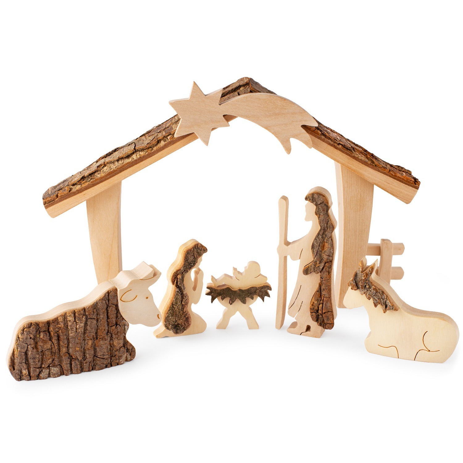 Handmade Christmas Nativity Scene Ornament