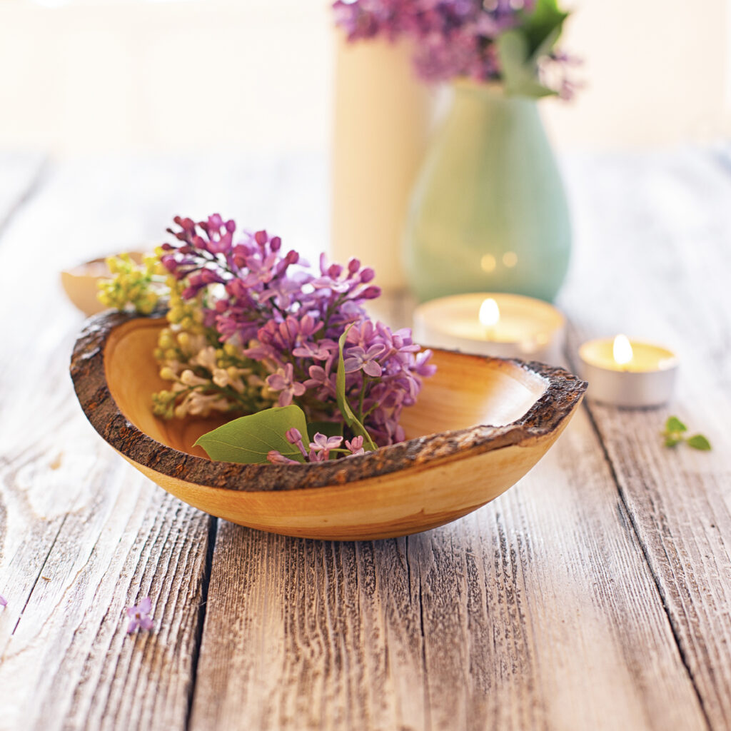 Handmade Wooden Serving Bowl