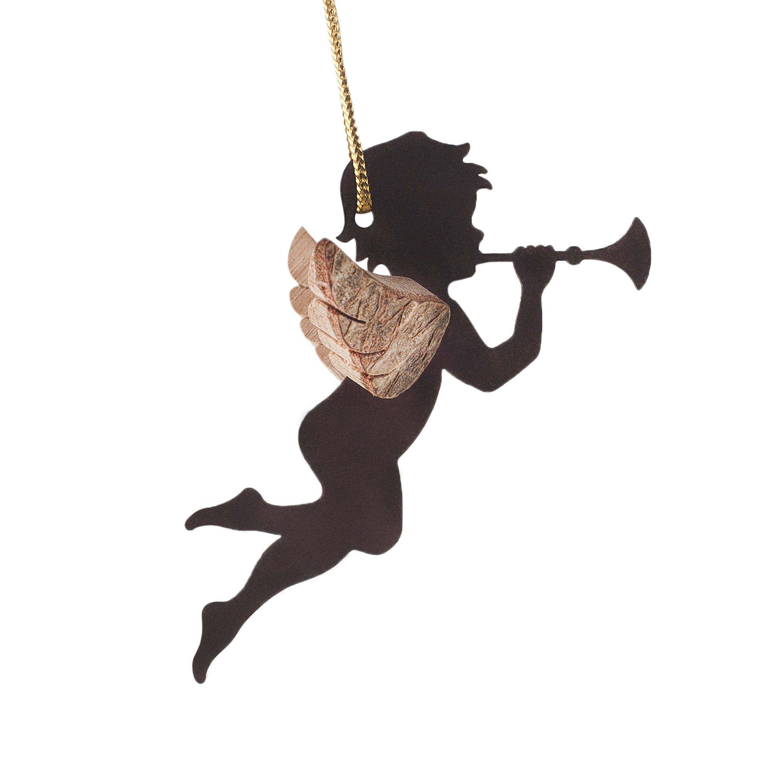 Trumpet Angel Christmas Ornament