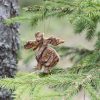 Wooden moose Figurine For Home Decor