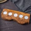 Live Edge Olive Wood Candle Holder