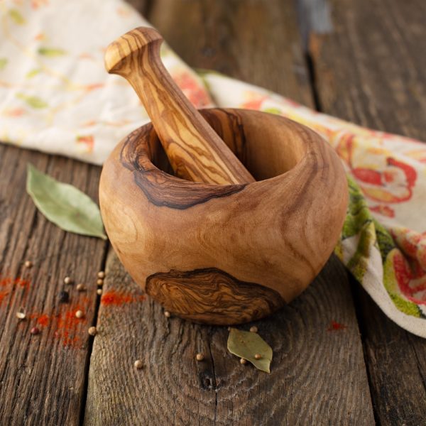 Mortar and Pestle Set - Round (Large)