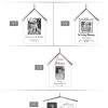 The design options for a memorial house.