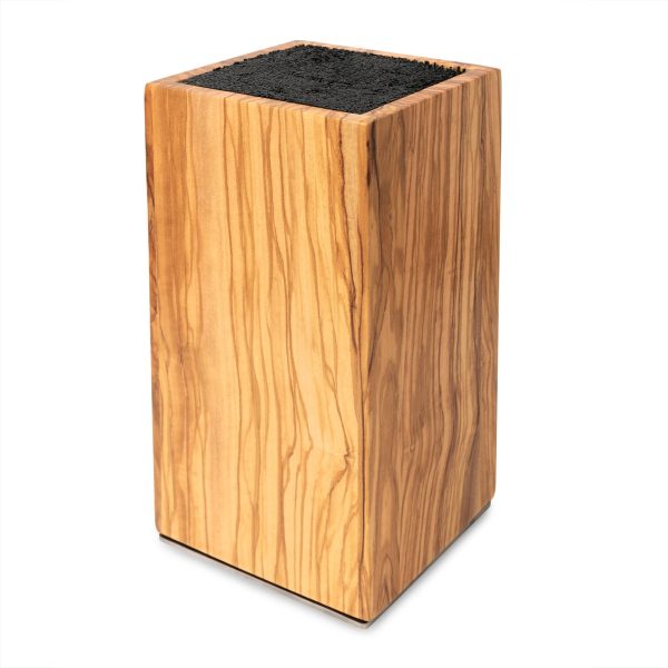 Premium Olive Wood Knife Holder