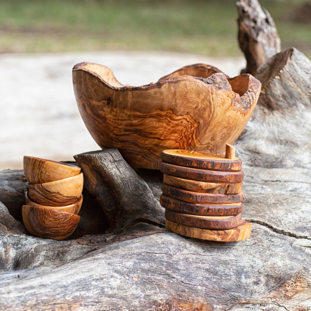 Olive Wood Ladle with bowl