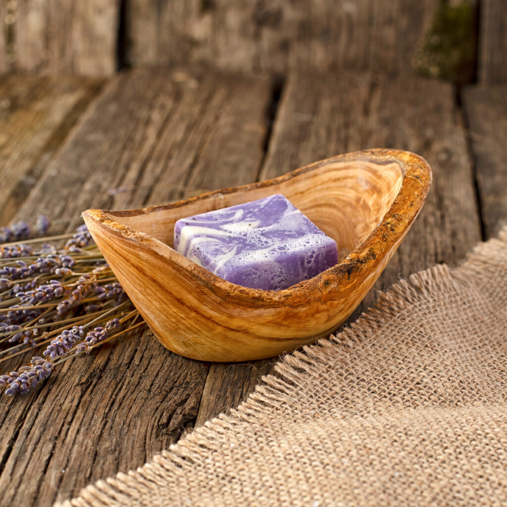 Wooden Soap Dish - Round