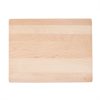 Wooden cutting board isolated on white background.