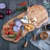 Personalized Olive Wood Live Edge Charcuterie Board