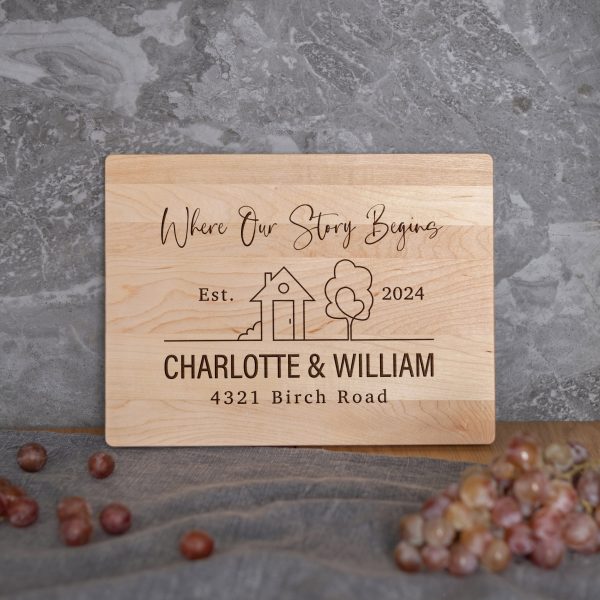 Realtor Closing Gift Cutting Board