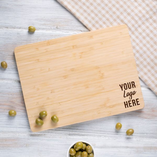 Custom Bamboo Cutting Board with Logo