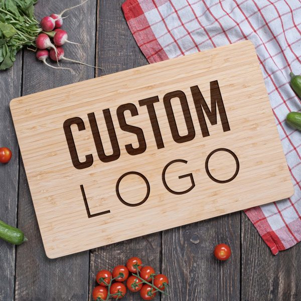 Custom Bamboo Cutting Board with Logo