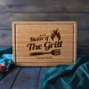 Personalized BBQ Cutting Board - Master of the Grill