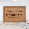 Personalized Cutting Board for Wedding & Anniversary