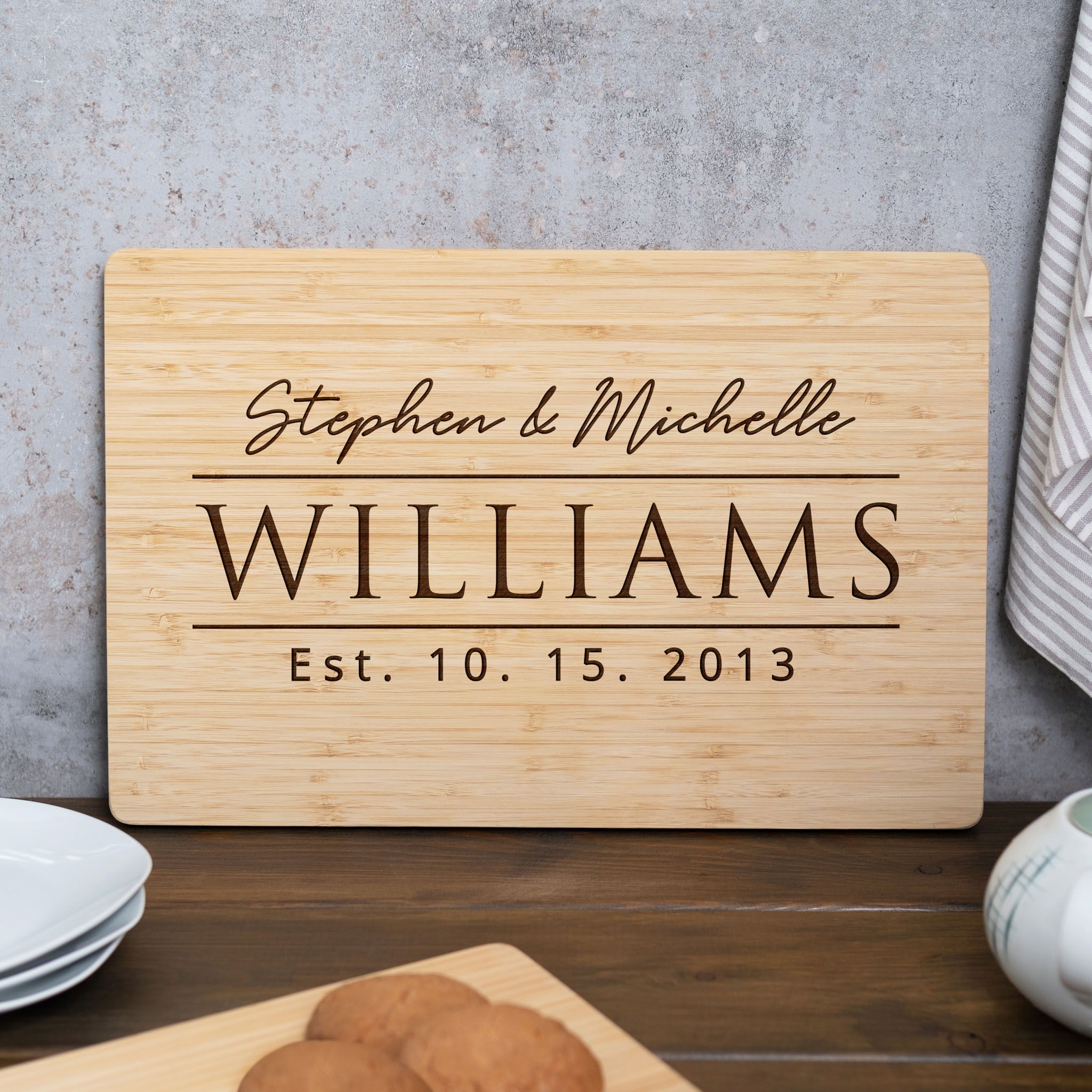 Personalized Bamboo Cutting Board