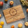 Personalized Olive Wood Cutting Board – Wedding & Anniversary Gift