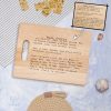 Handwritten Recipe Engraved Cutting Board