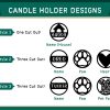 Custom Pet Memorial Candle Holder with Engraved Name - Image 6